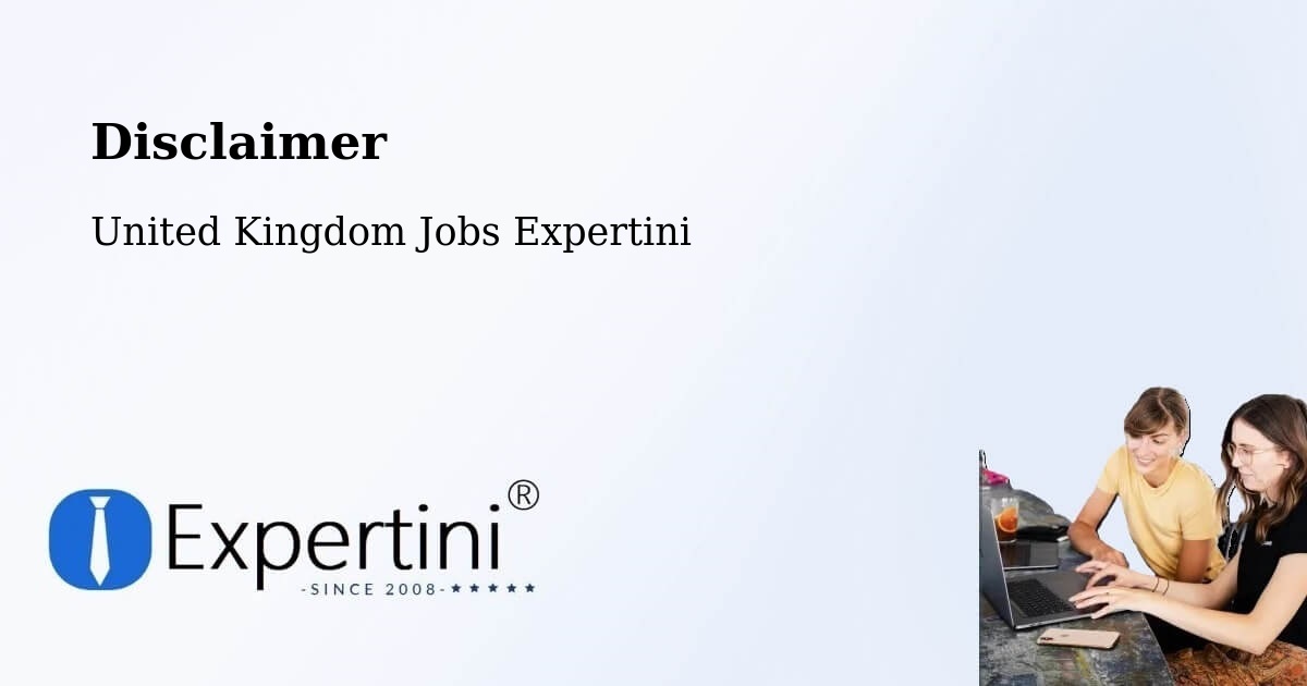 Disclaimer – Linton - United Kingdom Jobs Expertini