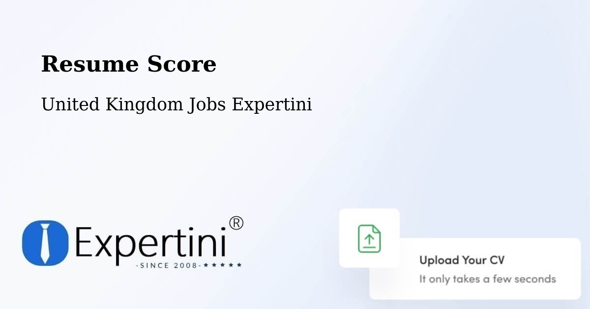 Resume Score & Job Description Match Tool – Linton - United Kingdom Jobs Expertini